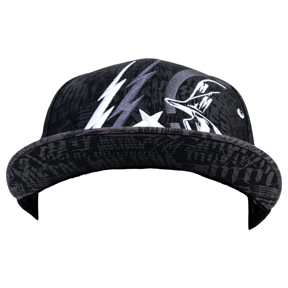 M/M Ghost 3 Flex Cap - Black / Grey