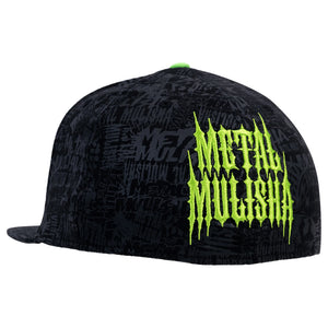 M/M Ghost 3 Flex Cap - Black / Green