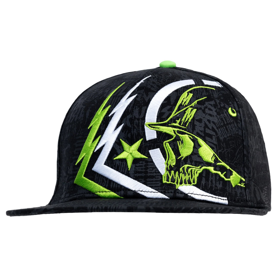 M/M Ghost 3 Flex Cap - Black / Green