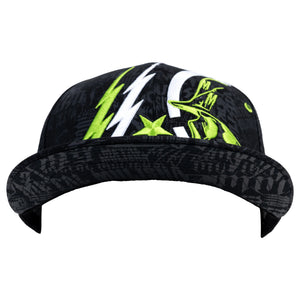 M/M Ghost 3 Flex Cap - Black / Green