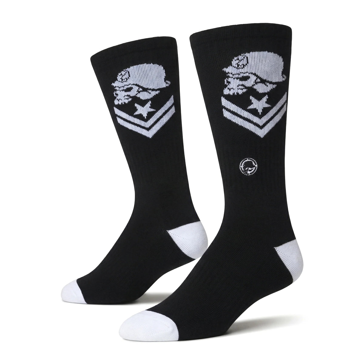 M/M Troop Socks - Black / White