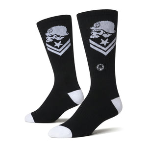 M/M Troop Socks - Black / White