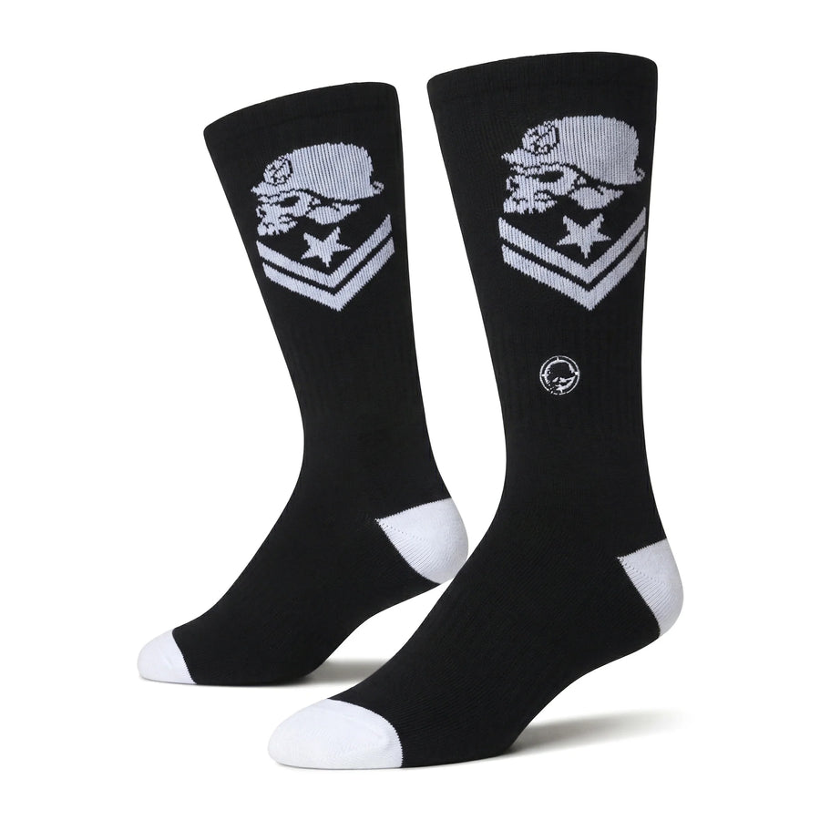 M/M Troop Socks - Black / White
