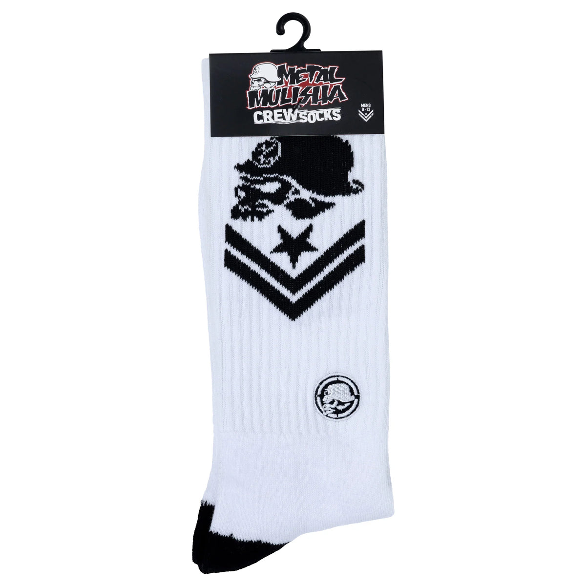 M/M Troop Socks - White / Black